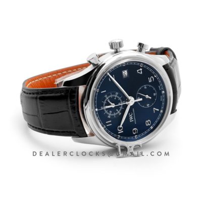 Portuguese Chronograph Series Classic IW390406 Blue Dial in Steel