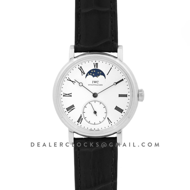 Vintage Portofino Hand Wound IW544805 White Dial in Steel