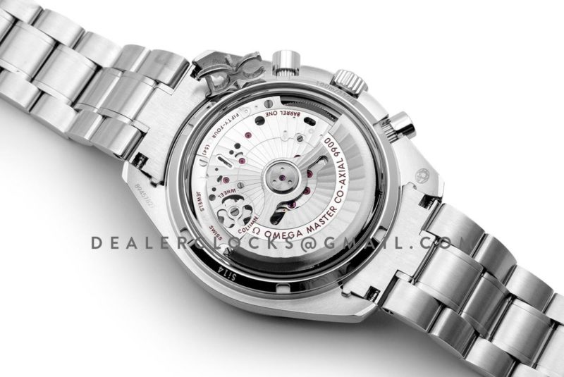 Racing Omega Co-Axial Master Chronometer White Dial in Steel