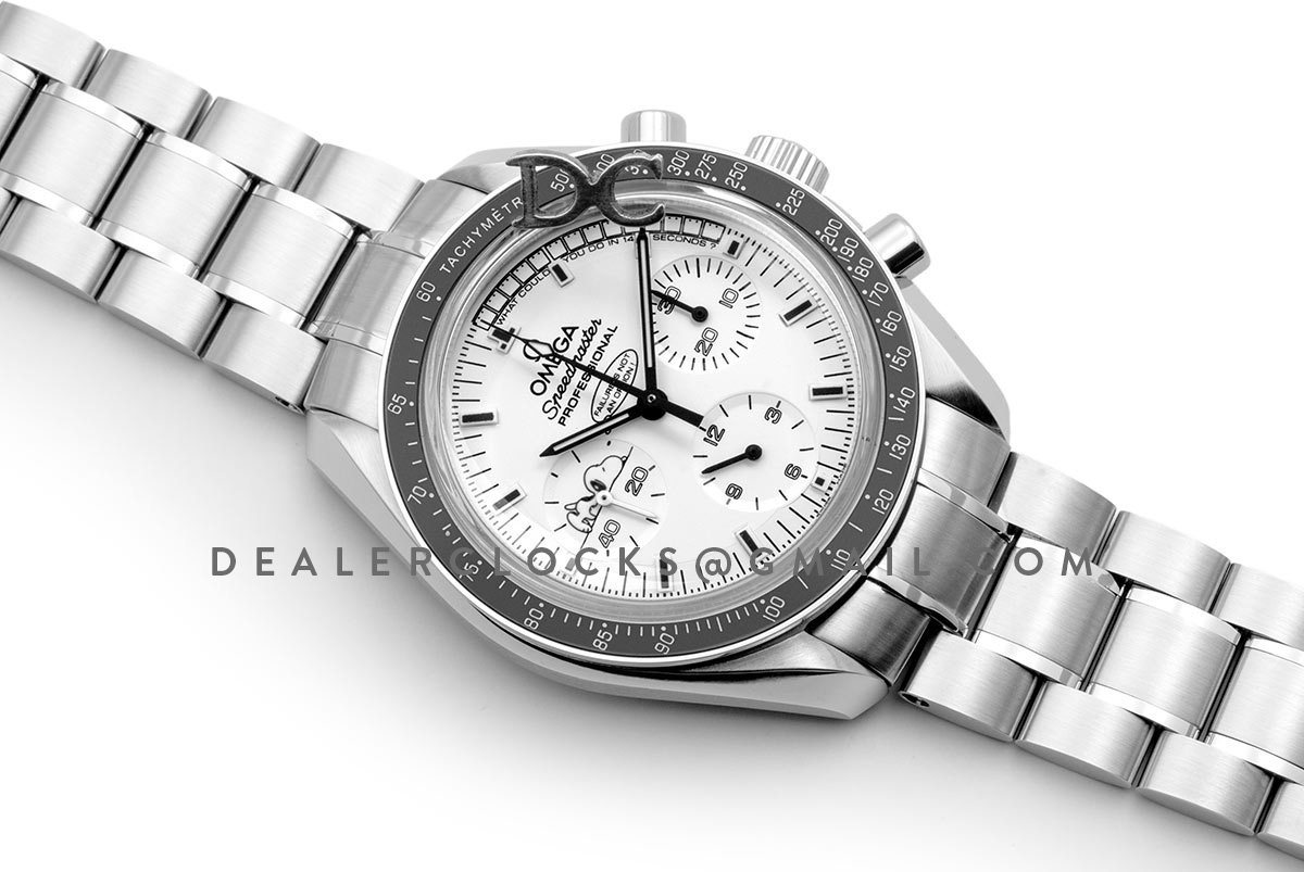 Available in the shop: The Omega Speedmaster Apollo 13 Silver Snoopy -  Revolution Watch