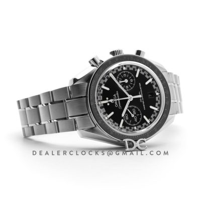 Racing Omega Co-Axial Master Chronometer Black Dial in Steel