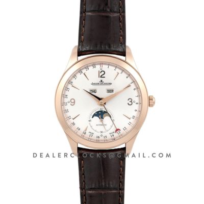 Master Calendar White Dial in Pink Gold
