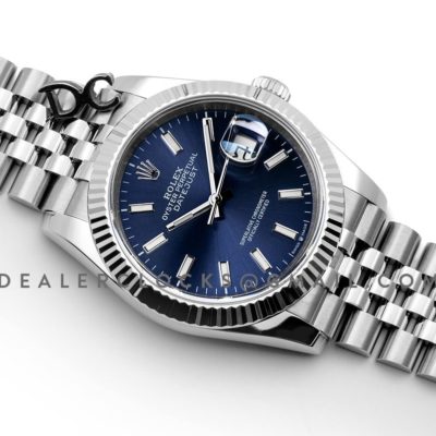 Datejust 36 116234 Blue Dial with Stick Markers