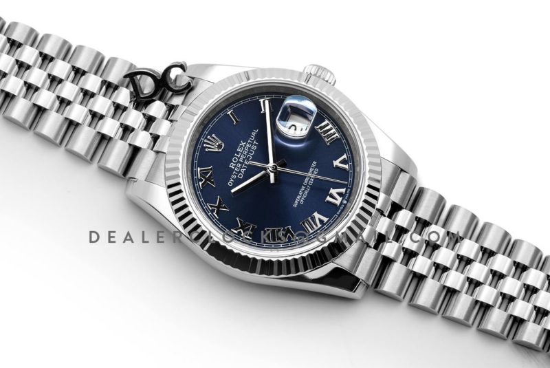 Datejust 36 116234 Blue Dial with Roman Numeral Markers