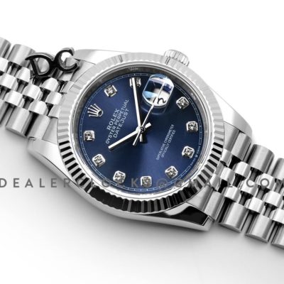 Datejust 36 116234 Blue Dial with Diamond Markers