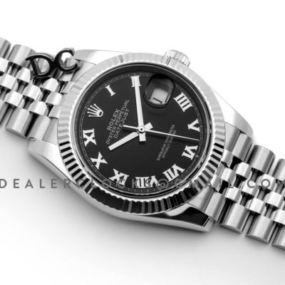 Datejust 36 116234 Black Dial with Roman Numeral Markers