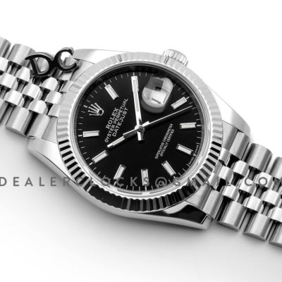 Datejust 36 116234 Black Dial with Stick Markers