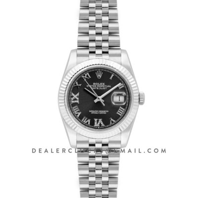 Datejust 36 116234 Grey Dial with Roman Numeral Markers