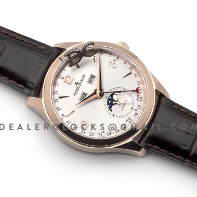 Master Calendar White Dial in Pink Gold