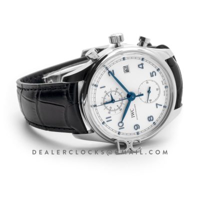 Portugieser Chronograph Classic IW390302 White Dial in Steel