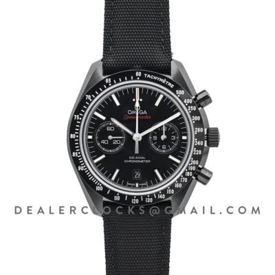 Speedmaster Moonwatch Co-Axial Chronograph 'Dark Side of The Moon' with White Tachymeter