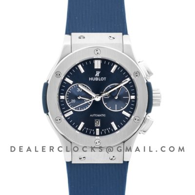 Classic Fusion Chronograph Blue Dial in Steel