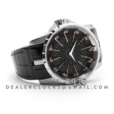 Excalibur Knights of the Round Table Black Dial Ref.RDDBEX0511
