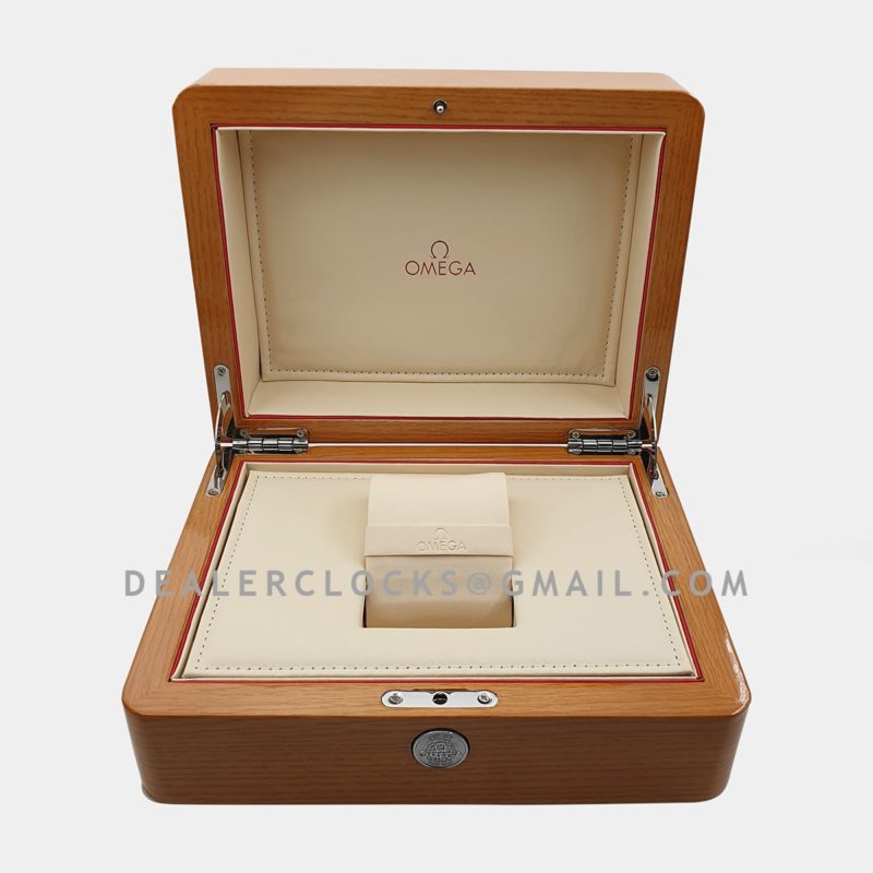 Omega Wooden Box and Papers