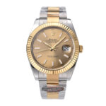 Datejust 41 126333 Champagne Dial Stick Markers in Yellow/Steel on Oyster Bracelet